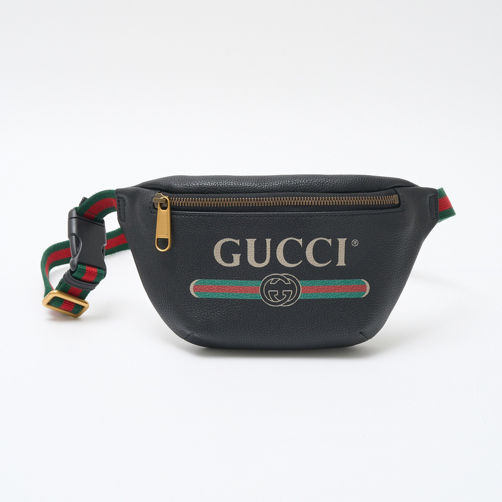 Gucci Print Belt Bag Black